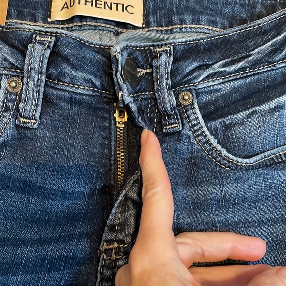 Silver Jeans Womens 2 Long The Curvy Mid Skinny Stretch Denim NEW - Picture 6 of 15